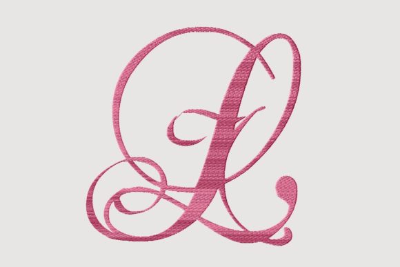 Monogram L Cursive Script Review