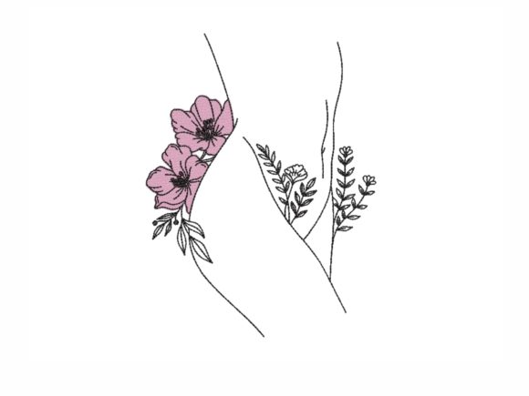 Naked Woman with Flowers: A Seasonal Embroidery Review