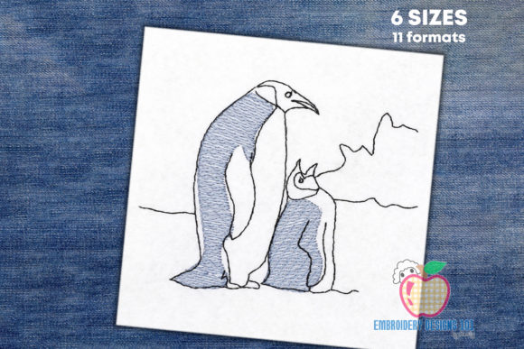Review: Mother Penguin with Baby Penguin Embroidery
