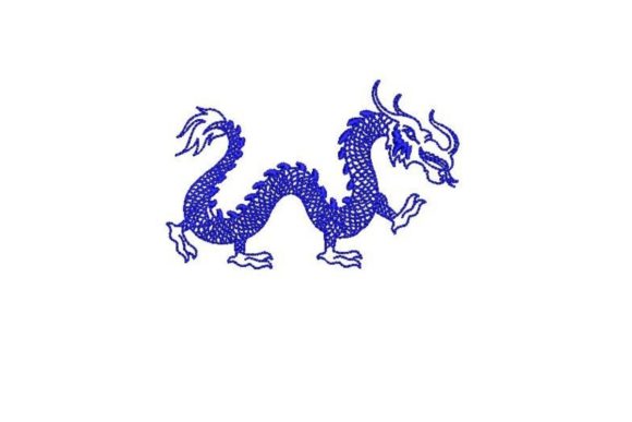 Reviewing Chinoiserie Style Dragon for Embroidery