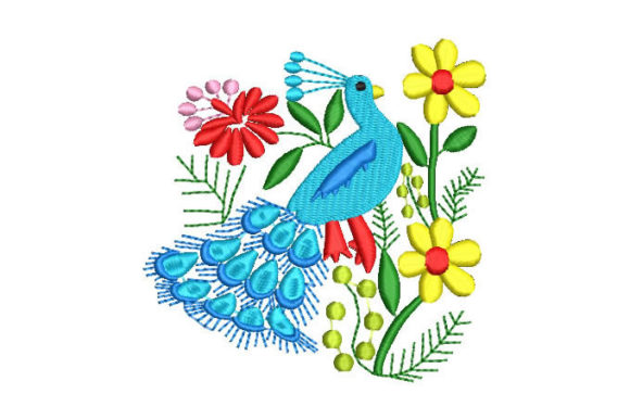 Reviewing the Peacock Design with Flowers for Real Projects