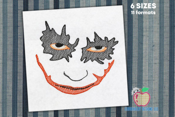 Scary Clown Face: A Spooky Embroidery Review