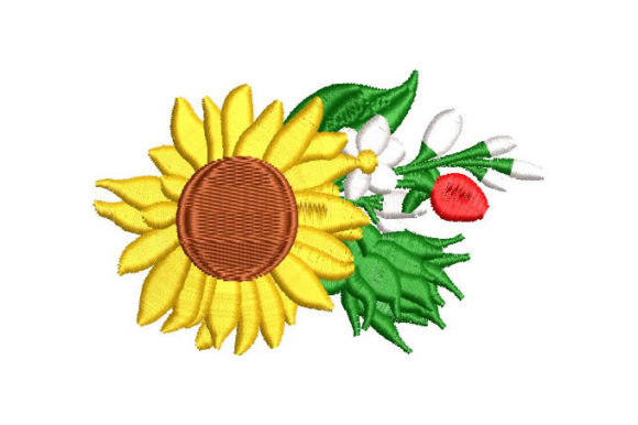 Sunflower with Green Leaves: A Designer’s Review
